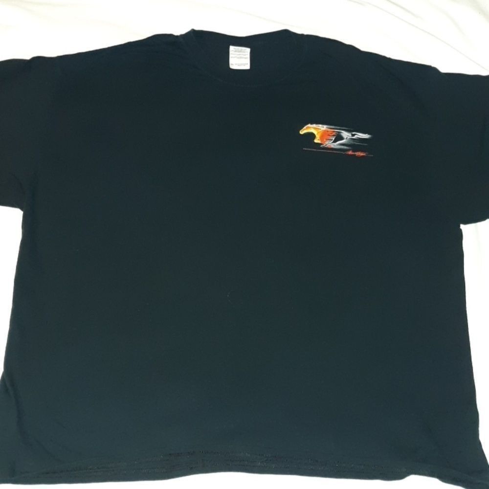 Ford Mustang Black T-Shirt Size XXL